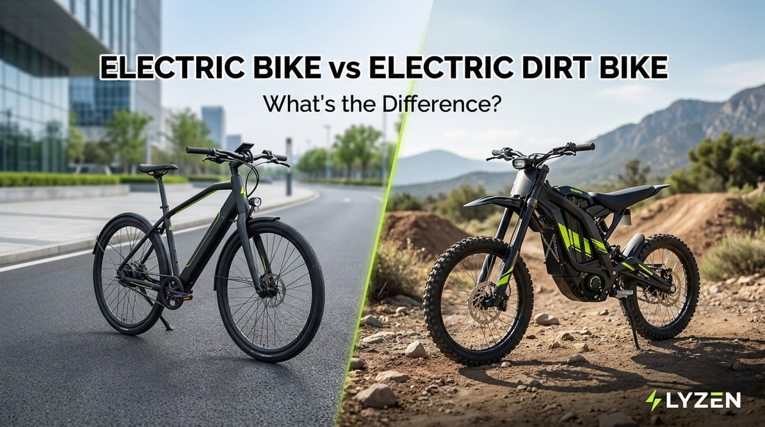 Electric Bikes vs Electric Dirt Bikes: What's the Difference?