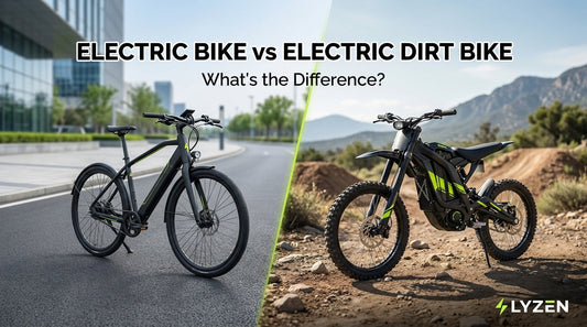 Electric Bikes vs Electric Dirt Bikes: What's the Difference?