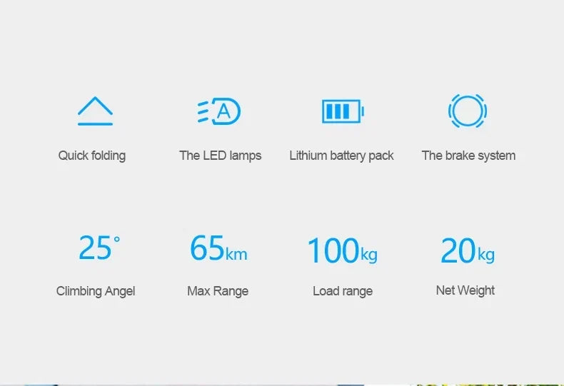 HX X9 PLUS Electric Scooter - Foldable, 60-80km Range, Unisex