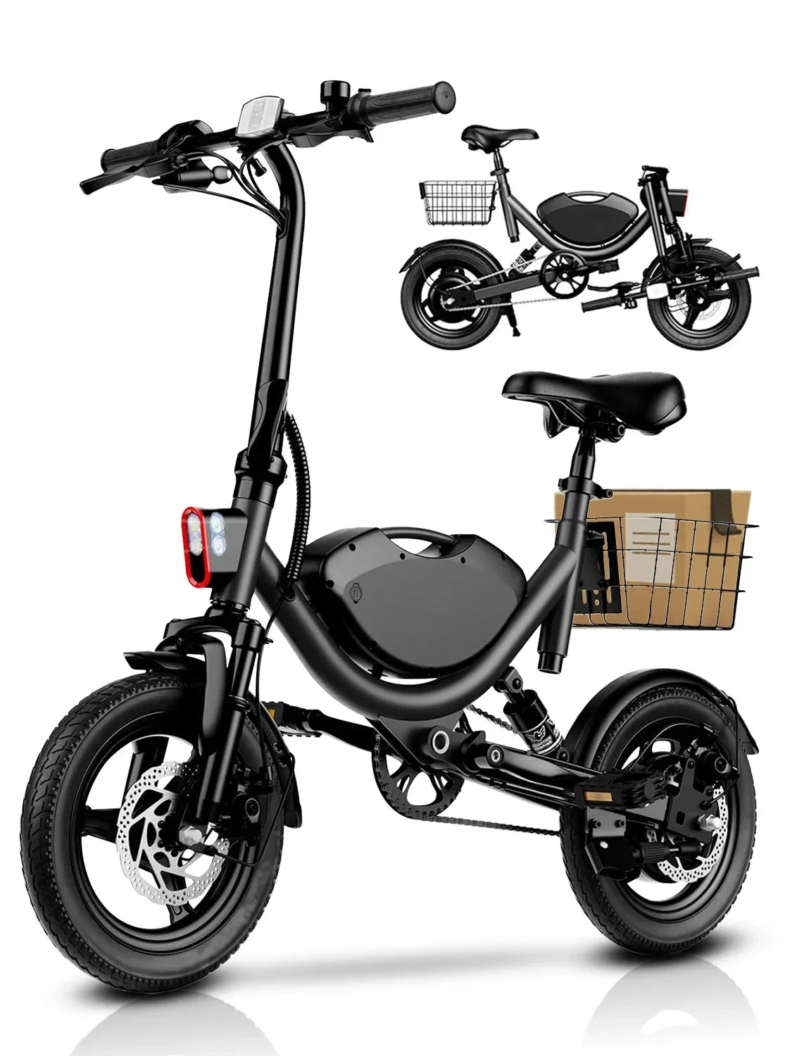 eBike Boys 715W Peak Folding Electric Bicycle - Fast & Powerful Ride