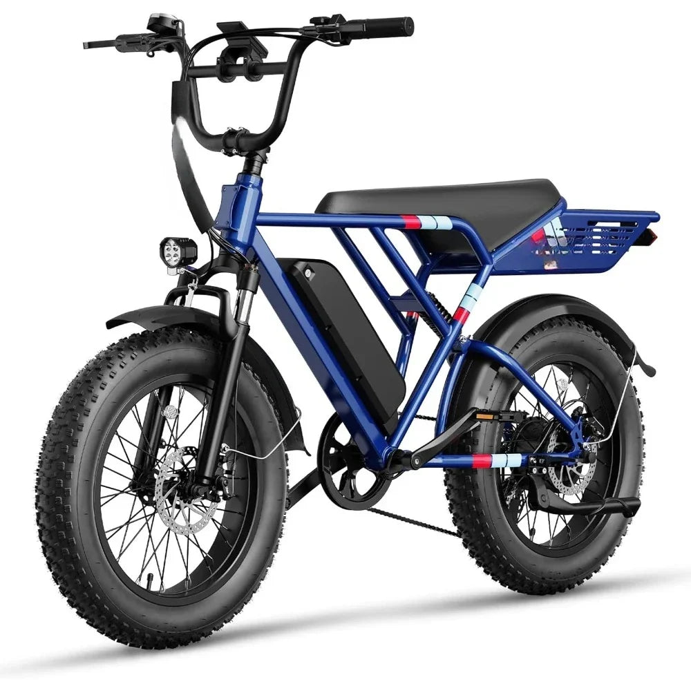 eBike Boys 1200W Peak Electric Bike - 30MPH, Fat Tires, IPX6 Waterproof